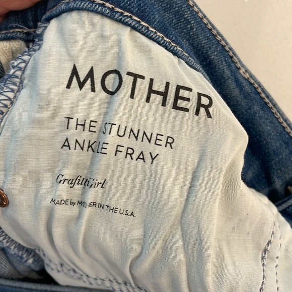 MOTHER Stunner Ankle Fray Size 30 - Picture 6 of 8